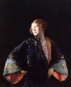 Joseph Decamp The Blue Mandarin Coat oil painting artist
